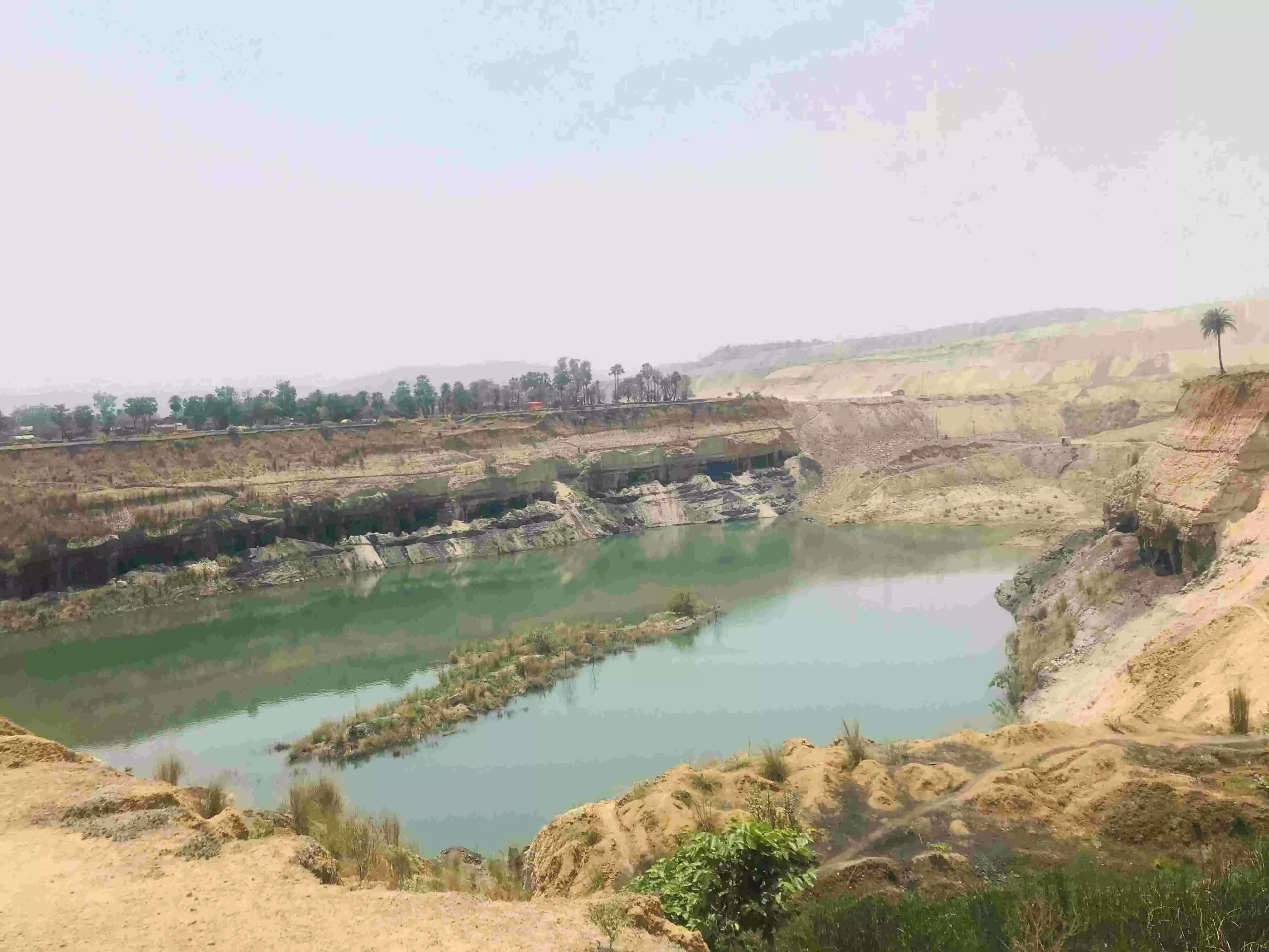 An abandoned coal mine in Godda, Jharkhand. Pic: Nidhi Jamwal