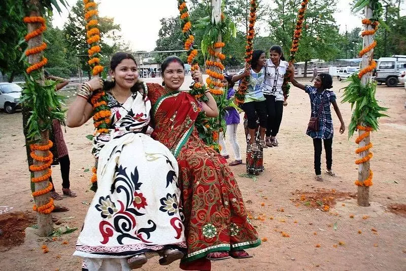 During the four day-long festival, it is believed that Mother Earth) menstruates and prepares herself for future agricultural activities for which the earth is given rest and all farming activities such as digging of soil and ploughing the field are suspended. Photo by Creative Commons