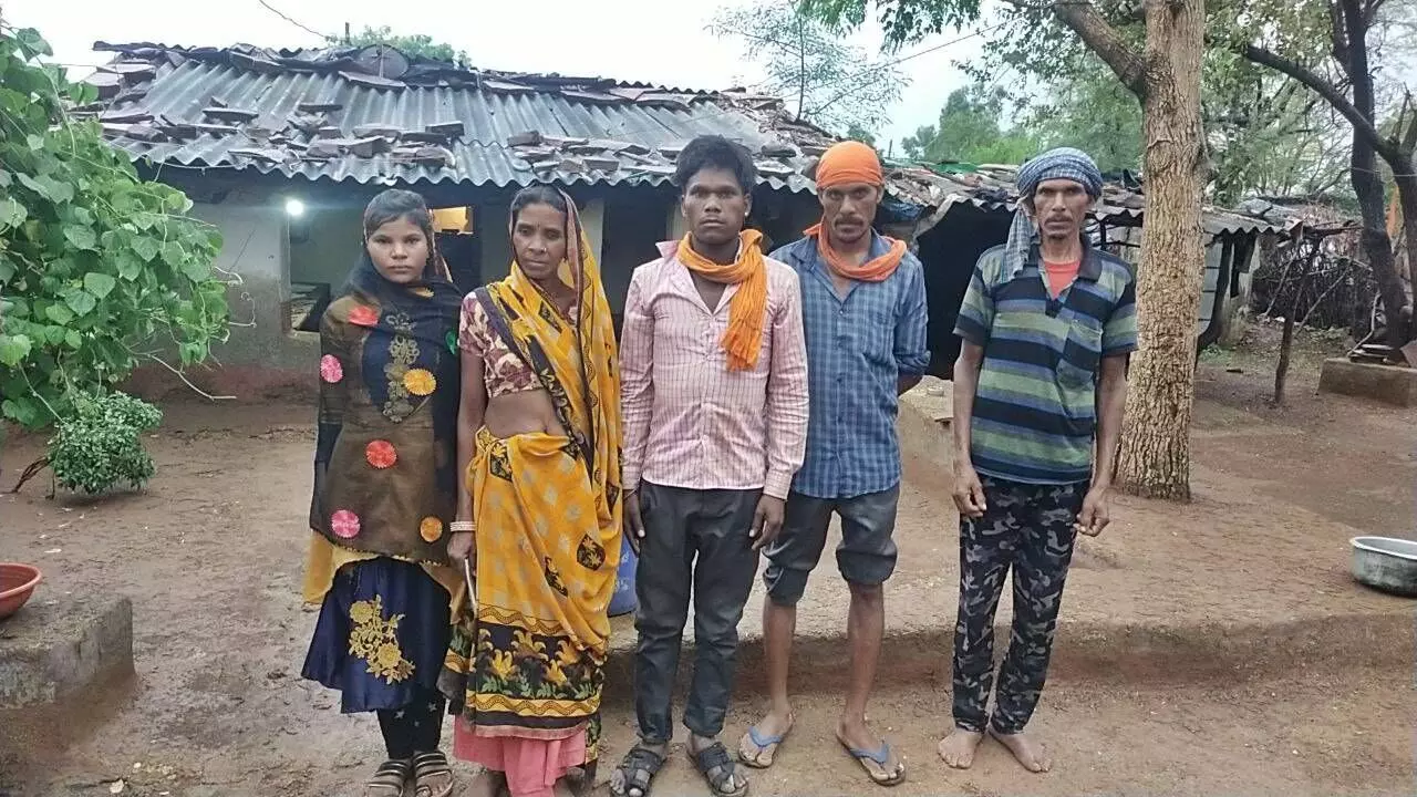 Sribai with her family