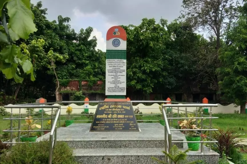 At Amrit Sarovar site in Kothi Gram Panchayat, Barabanki, Uttar Pradesh