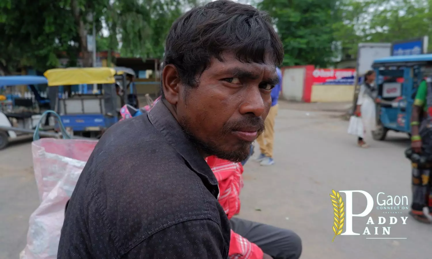 Anil Ram waiting for the train at Daltonganj railway station in Palamu district, Jharkhand.