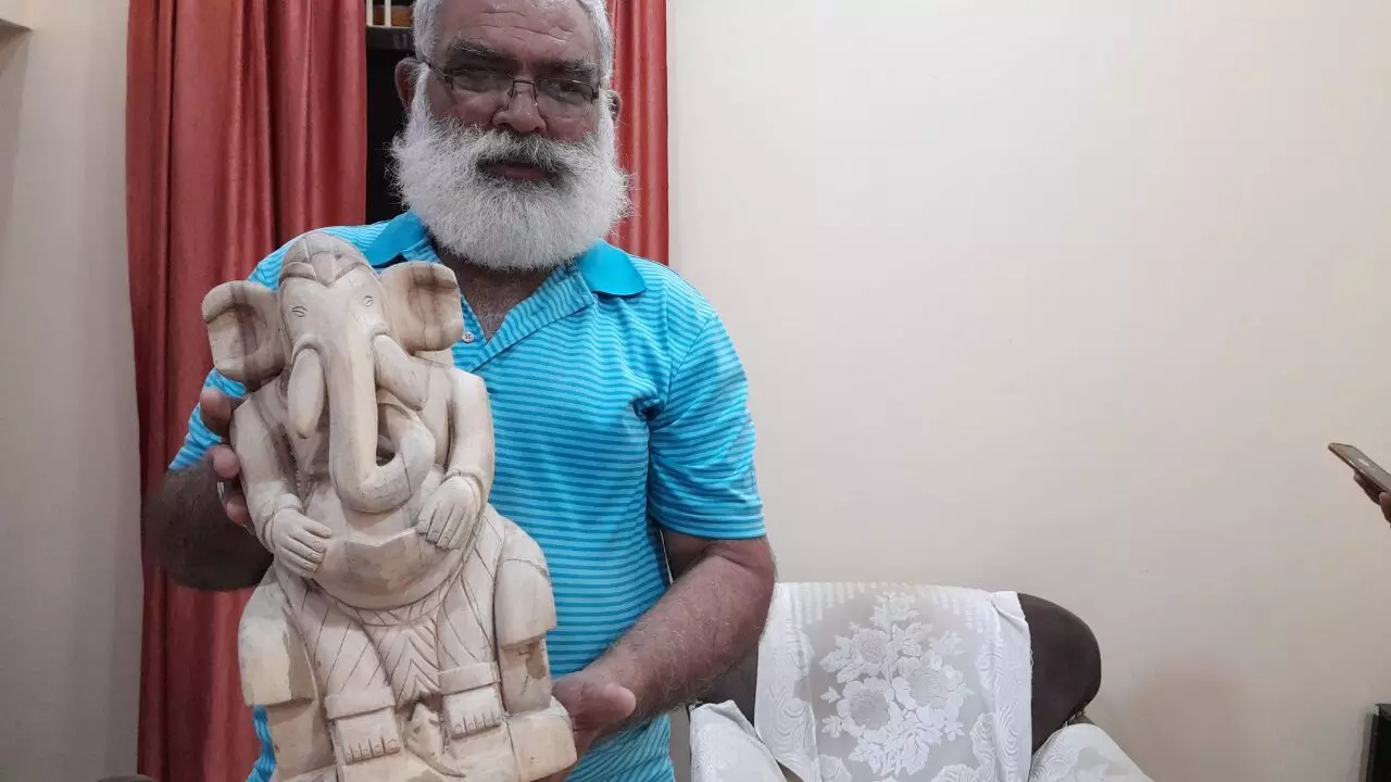 The 61-year-old finds it difficult to sell off his creations. Instead, he gifts these idols to people dear to him.