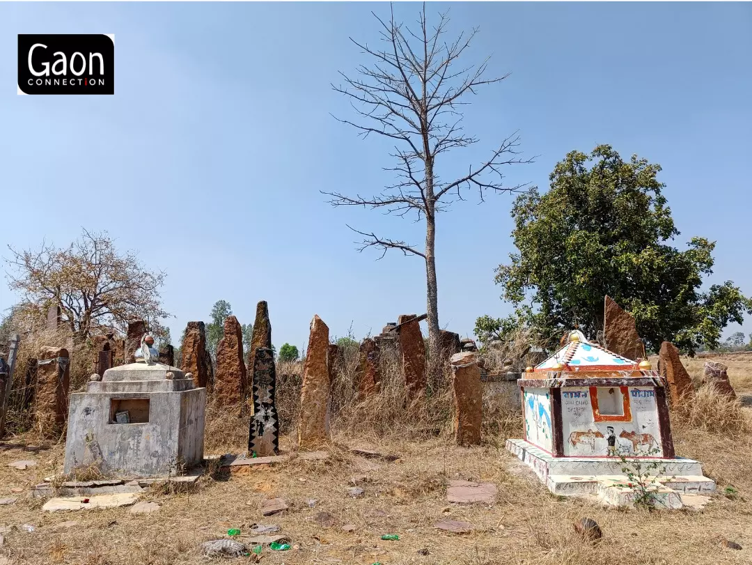 Memory pillars built by different tribes in #Bastar for the departed.