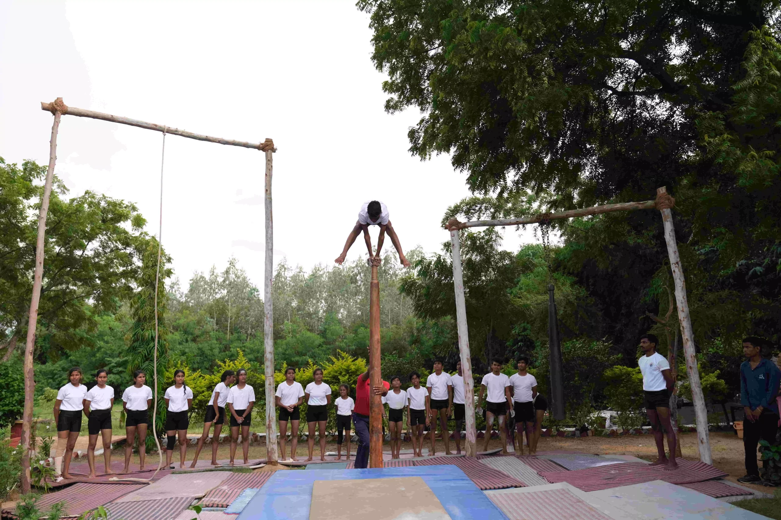 The ancient art of Indian gymnastics: Malkhamb.