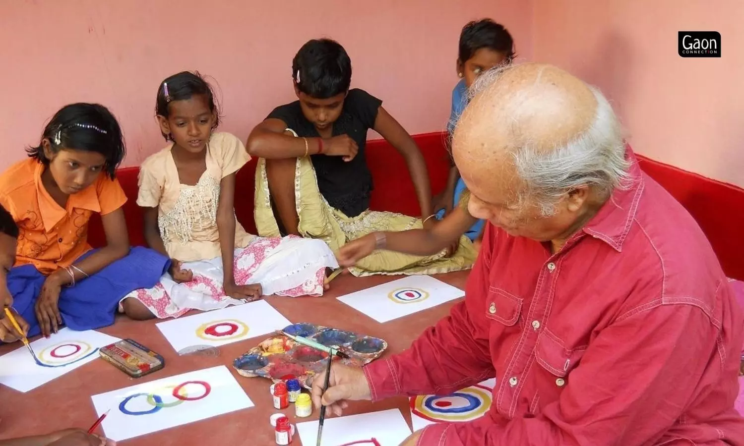 For Prafulla Mohanti, nothing gives him greater pleasure than teaching the young people of his village.