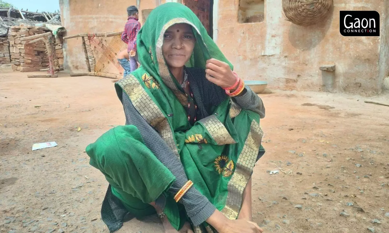 Angoori is undernourished and weak weighing only 38 kgs. She lives with her husband Lallan Singh and their three daughters in one room. 
