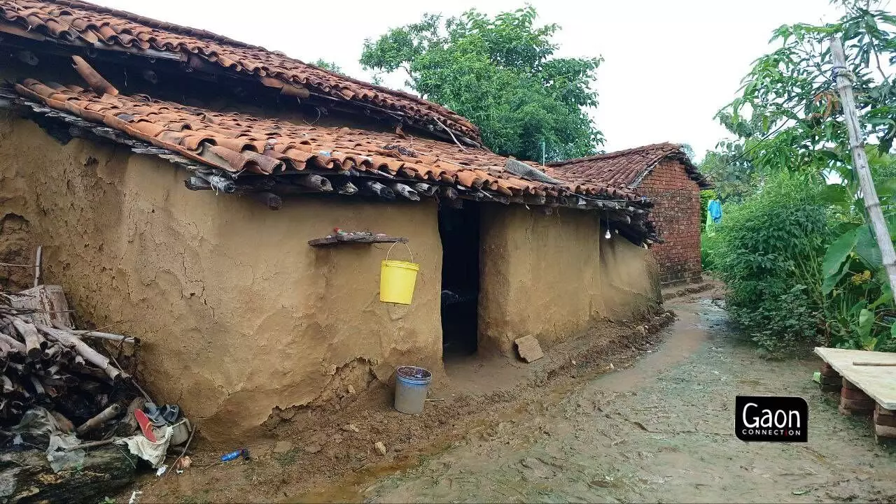 Ram Baboos house in Sonbhadra. 