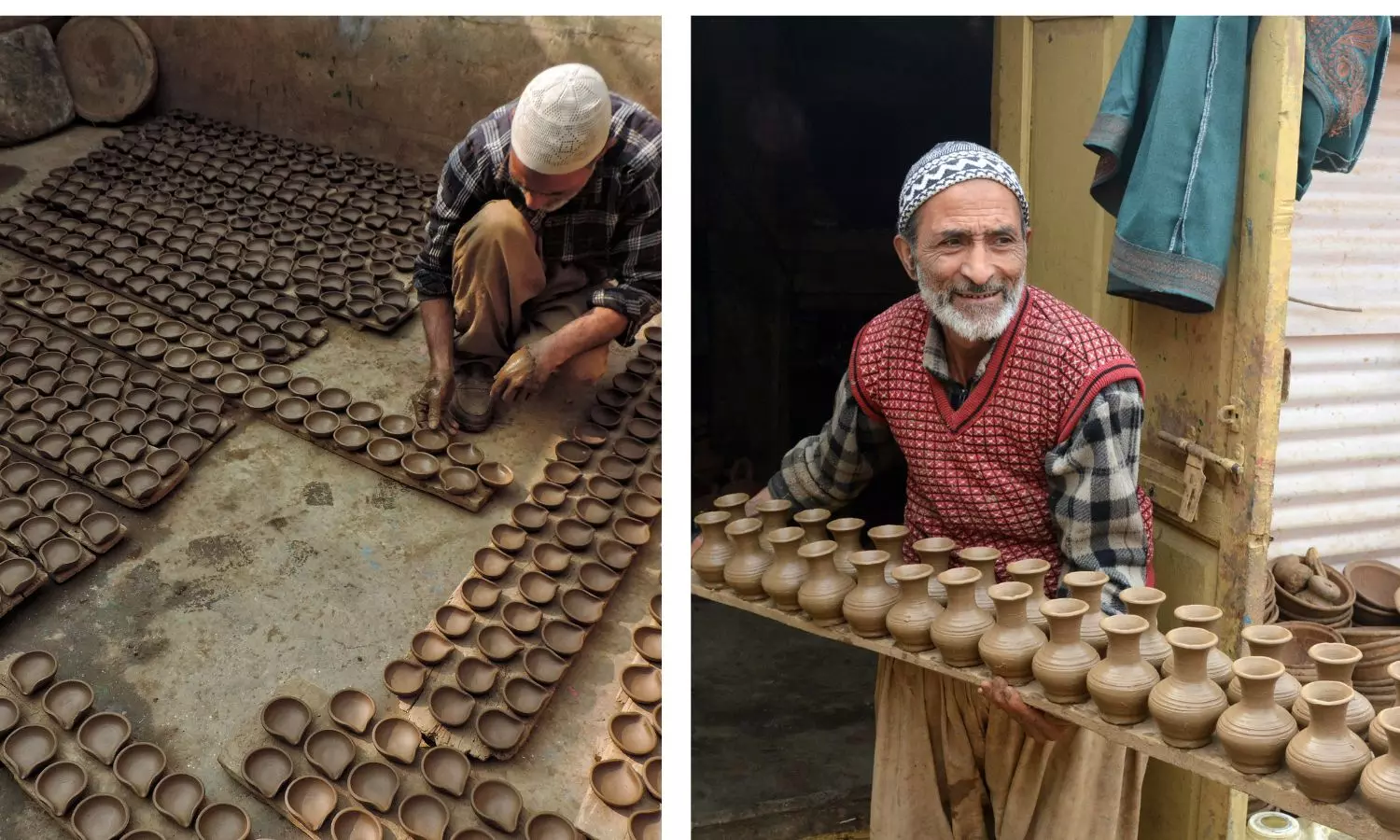 The diyas made by Kumar are in great demand and he also receives bulk orders from neighbouring districts like Jammu as well as from Himachal Pradesh.