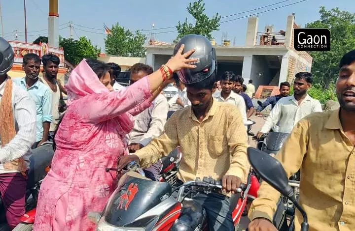 The villagers regularly attend awareness programmes based on road safety.