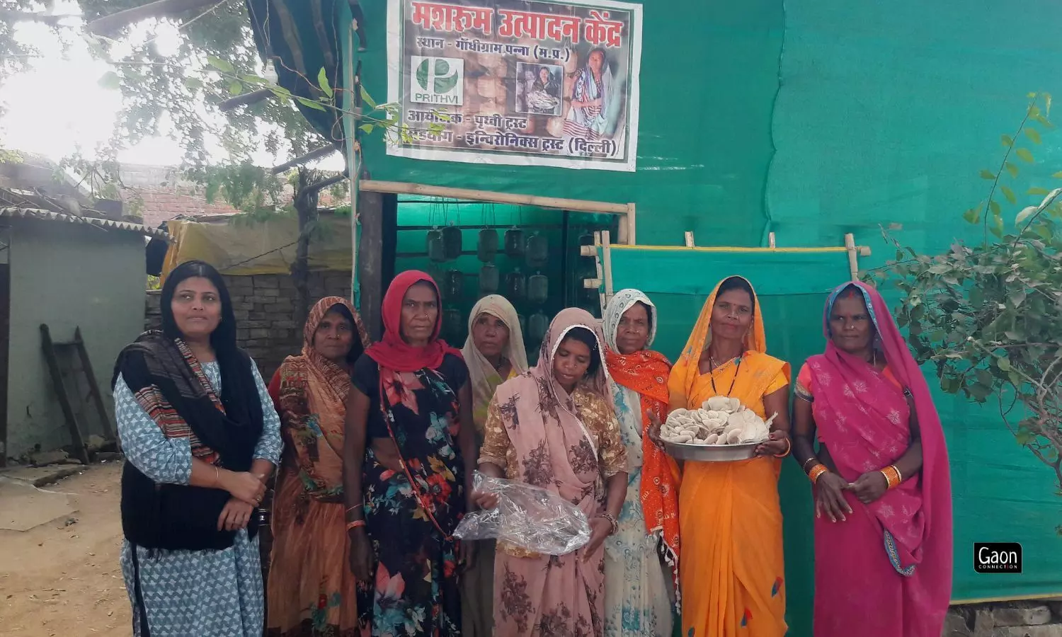 These women come from families who have lost their members to silicosis and are now cultivating oyster mushrooms as a source of livelihood. 