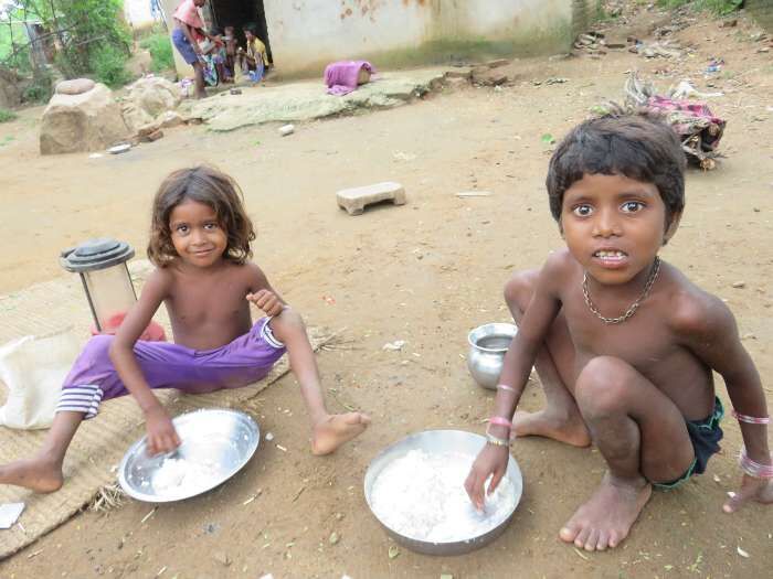 In India, 35.7% of children under five are underweight, 38.4% are stunted and 21% are wasted