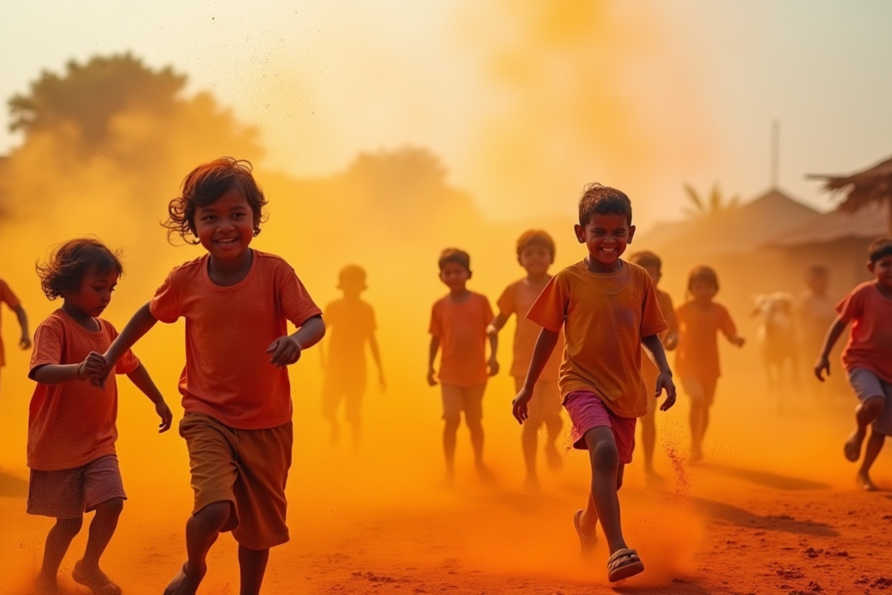 holi festival rural india